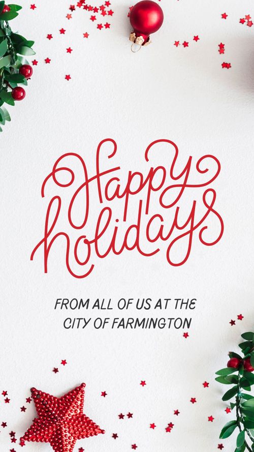 Red Happy Holidays Your Story